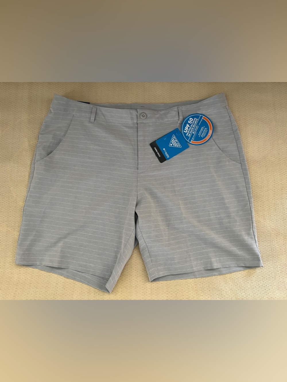 Brand new COLUMBIA PFG Women's Horizontal Striped Shorts Walking